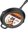 KADAX Gusseisenpfanne 25cm, Pfanne aus Gusseisen, Produktbild-Vorschau 1