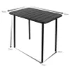 VCM 5-teilig Balkonmöbel Set, Gartentisch 80x55 cm mit 4 Produktbild-Vorschau 6