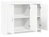 Credenza vidaXL bianca 98,5 x 33 x 80 cm in materiale Anteprima dell’immagine prodotto 4