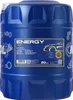 A blue plastic canister of engine oil with a label showing product details and a car graphic. Produktbild-Vorschau