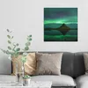 DEQORI Hybrid Leinwand Bild 50x50 cm 'Magischer Lichttanz' Produktbild-Vorschau 3