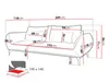 MIRJAN24 Schlafsofa Cavo 3, Schwarze Metallfüße, 3-Sitzer Produktbild-Vorschau 4