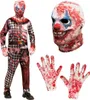 5-teiliges Horror Clown Sofortkostüm für Kinder mit Maske & Produktbild-Vorschau 4