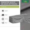 Premium Schutzhülle für Loungegruppe L-Form, Größe:225 x Produktbild-Vorschau 3