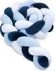 Mix Blue - Geflochtene Bettschlange Bettumrandung für Produktbild-Vorschau 3