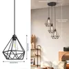 XMTECH Industrial Hängelampe 3-flammig, Vintage Pendellampe Produktbild-Vorschau 2
