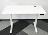 Biurko gamingowe elektryczne regulowane 120x60cm białe do Podgląd zdjęcia produktu 11