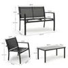 Mondeer Gartenmöbel 4er Set Sitzgruppe Balkonset 4 Personen Produktbild-Vorschau 9