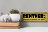 Holzschild Spruch 27x10cm Rentner jetzt habe keine Zeit Produktbild-Vorschau 5