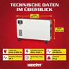 HECHT 3623 Elektroheizung | 3 Leistungsstufen | Produktbild-Vorschau 8