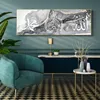 Quadro islamico Allah 60x180 cm, calligrafia araba su marmo Anteprima dell’immagine prodotto 6