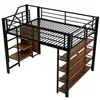 Flieks stapelbed 140x200 cm met boekenplanken, hoogslaper Productafbeelding-voorbeeld 8