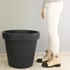 Pot de fleurs rond Diamètre 58 cm Jardinière anthracite Voir les images du produit 8