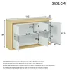 STILVORA Wohnzimmerschrank mit 4 Fächern und Produktbild-Vorschau 7