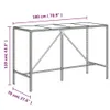 7-tlg. Gartenbar-Set mit Kissen Braun Poly Rattan Produktbild-Vorschau 8