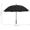 vidaXL Ombrello nero 130 cm Anteprima dell’immagine prodotto 5