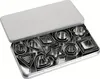 30-teiliges Edelstahl Ausstechformen Set  Herz Blume Stern Produktbild-Vorschau 1