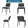5 Stück Besucherstuhl,stapelbare Gaststühle, PU, Produktbild-Vorschau 8