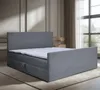 Bett Doppelbett Boxspringbett BERG POSO mit Fußsteil Produktbild-Vorschau 1