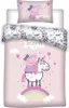 Peppa Pig Bettbezug Unicorn 140 x 200 cm Baumwolle Produktbild-Vorschau 1
