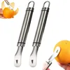 Orangenschäler 2er Set, Edelstahl Sparschäler– Zitrusfrucht Produktbild-Vorschau 1