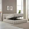 Boxspringbett Raina 140 x 200 cm Beige Voll-orthopädisches Produktbild-Vorschau 2