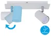 Deckenlampe schwenkbar, GU10 Fassung, max. 40 Watt, Produktbild-Vorschau 3