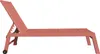 Sonnenliege BARBADOS aus Textilene Terracotta - Aluminium Produktbild-Vorschau 3