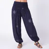 Haremshose Damen weite Hose mit Gummizug Sommerhose Gr. 36 Produktbild-Vorschau 1
