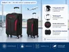 Valise cabine Solier, 25 litres, trolley, 4 roulettes, Voir les images du produit 5