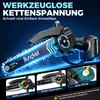 6+8 Zoll Akku-Kettensäge 2x 21V 2000mAh, mini kettensäge Produktbild-Vorschau 5