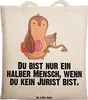 Mr. & Mrs. Panda Shopping Tasche Jurist Herz - Transparent Produktbild-Vorschau 1