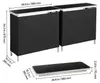 VEVOR, mostrador de recepción plegable, pack de 2 unidades, Vista previa de la imagen del producto 8