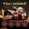 Set decanter per whisky Kemstood 8 in 1 –  2 bicchieri Anteprima dell’immagine prodotto 3