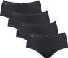 Sloggi Women Basic Midi, dames midi slip (4-Pack), zwart Produktbild-Vorschau 1