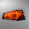 Bild auf Leinwand - Leinwandbild - Auto Flammen Räder - Produktbild-Vorschau 2