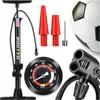 Stand-Fahrradpumpe 160 PSI mit Manometer – Universelle Produktbild-Vorschau 1