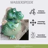 Wasserspeier Drache Grün – Keramik Teichfigur 15cm inkl. Produktbild-Vorschau 3