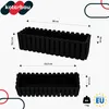 Diagrams showing the dimensions of two black rectangular planters. Produktbild-Vorschau