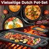 HOMELUX 10-teiliges Dutch Oven Set in Holzkiste, Kochtopf, Produktbild-Vorschau 2