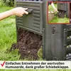 HECHT 3060 Komposter Kunststoff | 360 Liter | Schwarz | Produktbild-Vorschau 9