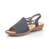 Rieker scarpe da donna sandali sandalo blu casual, numero Anteprima dell’immagine prodotto 25