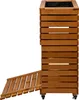 dobar Hochbeet "Rolla" Gr. XL, Braun, 92x32,5x78 cm mit Produktbild-Vorschau 2