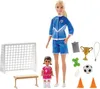 Poupée Barbie entraîneur de football (blonde) et Voir les images du produit 12
