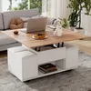 Couchtisch höhenverstellbar 100 × 50 × 48 cm, 3-in-1 Produktbild-Vorschau 1