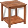vidaXL Tavolino in legno massello di acacia 45x45x45 cm Anteprima dell’immagine prodotto 7