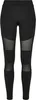 Urban Classics Donna - Leggings TECH MESH Schwarz - M Anteprima dell’immagine prodotto 1