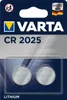 Knopfzelle CR 2025, 2er Blister Batterie Produktbild-Vorschau 1