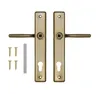 Maniglia ADGO® da 90 mm con piastra dorata rettangolare Anteprima dell’immagine prodotto 1