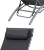 Lot de 2 transats GALAPAGOS en textilène gris - aluminium Voir les images du produit 4